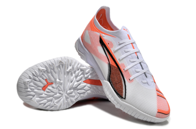 Puma Ultra Ultimate TF Artificial Turf Soccer Shoes - White/Red/Black