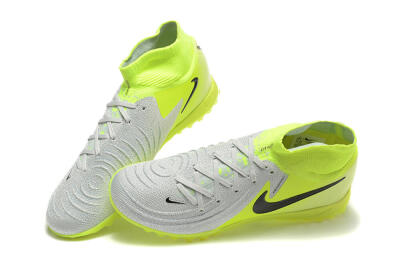 Nike Phantom Luna Elite TF Artificial Turf Soccer Shoes - Grey/Yellow/Black