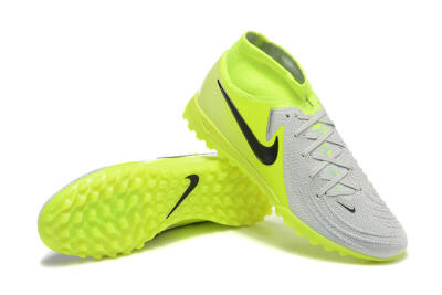 Nike Phantom Luna Elite TF Artificial Turf Soccer Shoes - Grey/Yellow/Black