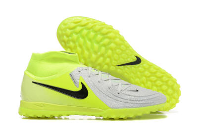 Nike Phantom Luna Elite TF Artificial Turf Soccer Shoes - Grey/Yellow/Black