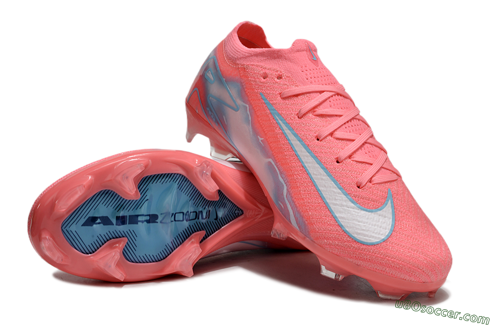 Nike Air Zoom Mercurial Vapor 16 Elite FG Firm Ground Soccer Cleats - Red/Silver/Blue 3