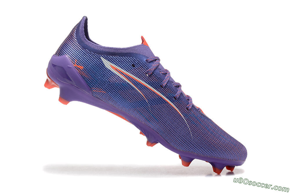 Puma Ultra 5 Ultimate FG Firm Ground Soccer Cleats - Purple/Blue/Red 7