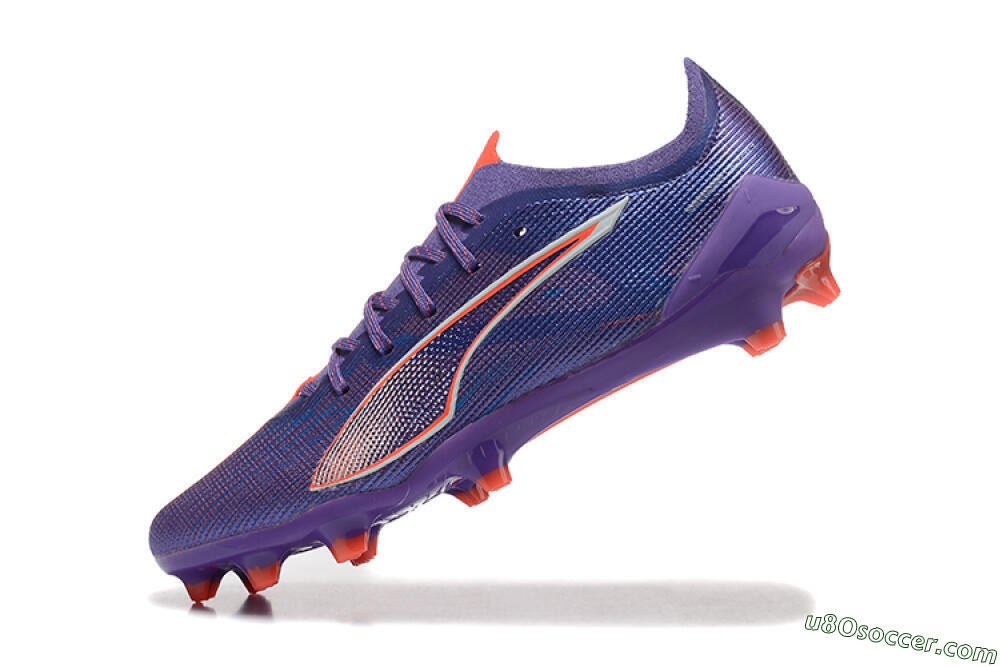 Puma Ultra 5 Ultimate FG Firm Ground Soccer Cleats - Purple/Blue/Red 8