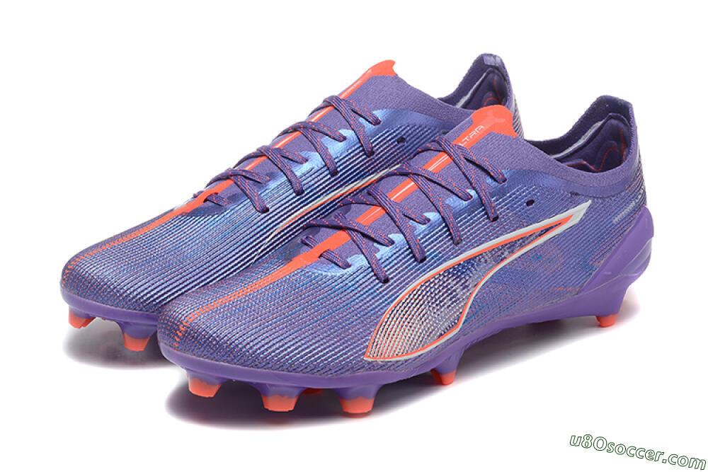 Puma Ultra 5 Ultimate FG Firm Ground Soccer Cleats - Purple/Blue/Red 5