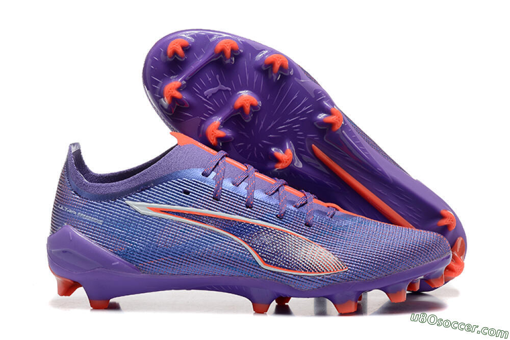 Puma Ultra 5 Ultimate FG Firm Ground Soccer Cleats - Purple/Blue/Red 1