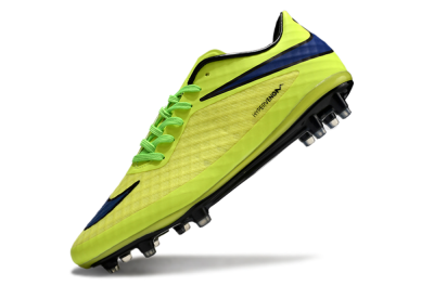 Nike Hypervenom Phantom FG Firm Ground Soccer Cleats - Yellow/Blue/Black