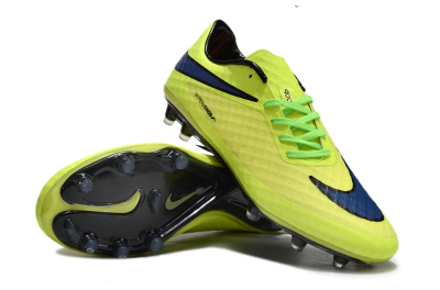 Nike Hypervenom Phantom FG Firm Ground Soccer Cleats - Yellow/Blue/Black