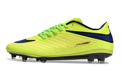 Nike Hypervenom Phantom FG Firm Ground Soccer Cleats - Yellow/Blue/Black