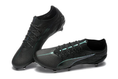Puma Ultra 5 Ultimate FG Firm Ground Soccer Cleats - Black/Jade/White