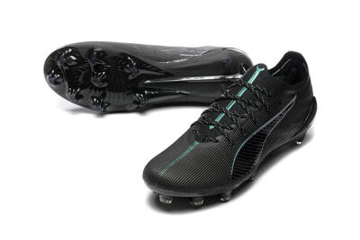Puma Ultra 5 Ultimate FG Firm Ground Soccer Cleats - Black/Jade/White