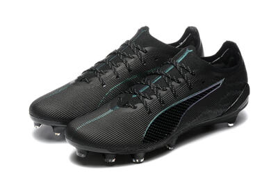 Puma Ultra 5 Ultimate FG Firm Ground Soccer Cleats - Black/Jade/White