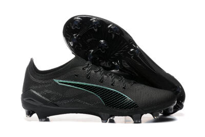 Puma Ultra 5 Ultimate FG Firm Ground Soccer Cleats - Black/Jade/White