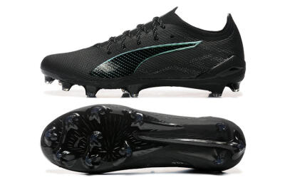 Puma Ultra 5 Ultimate FG Firm Ground Soccer Cleats - Black/Jade/White
