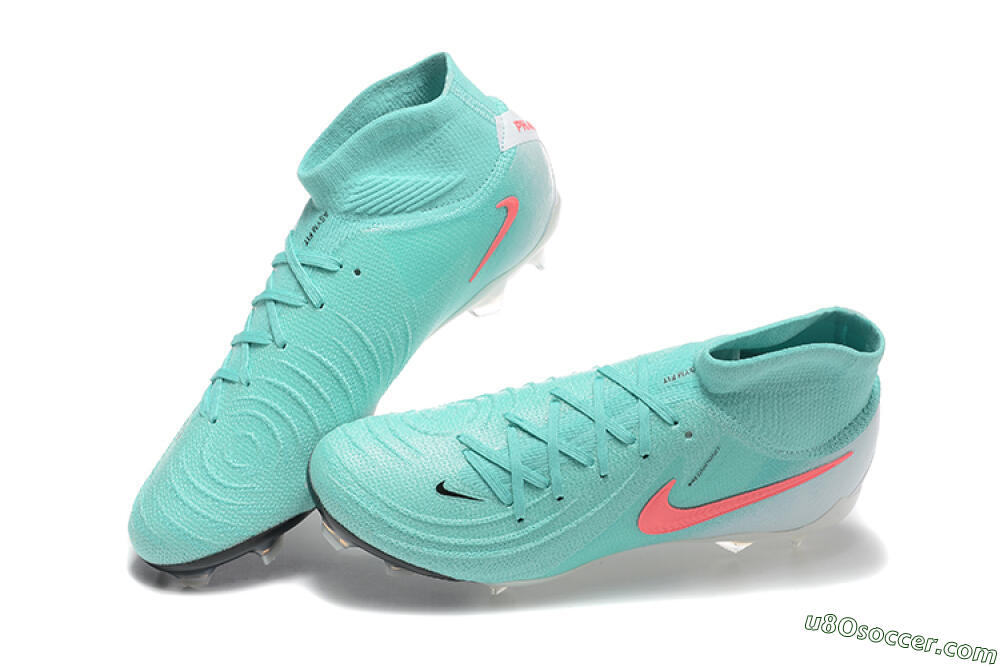 Nike Phantom Luna Elite FG Firm Ground Soccer Cleats - Jade/Red/White 6