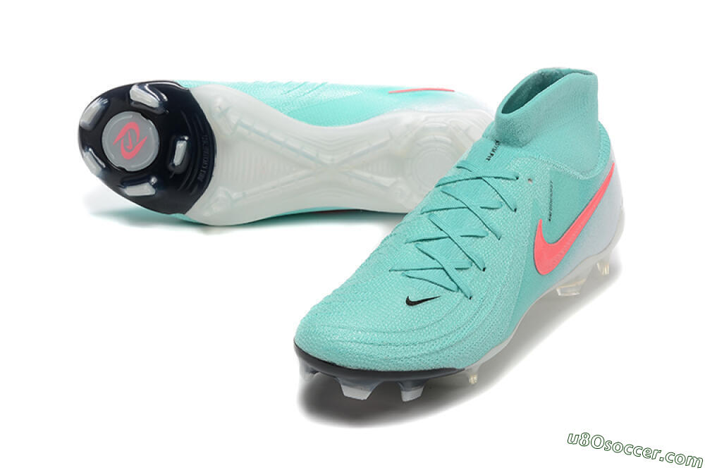 Nike Phantom Luna Elite FG Firm Ground Soccer Cleats - Jade/Red/White 3