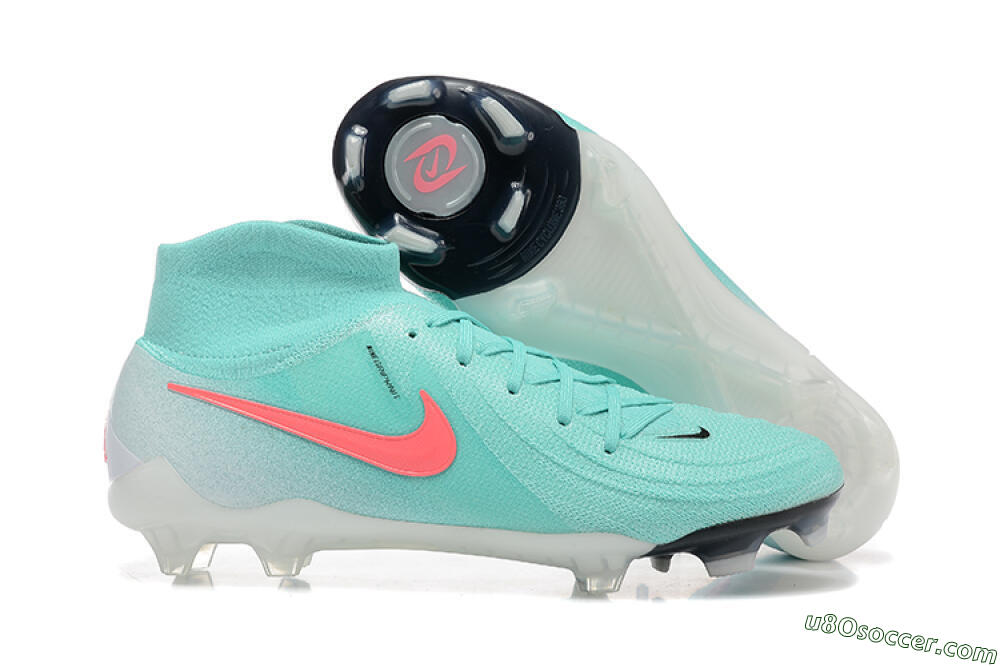 Nike Phantom Luna Elite FG Firm Ground Soccer Cleats - Jade/Red/White 1