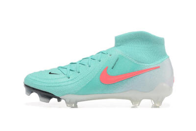 Nike Phantom Luna Elite FG Firm Ground Soccer Cleats - Jade/Red/White