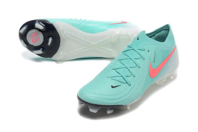 Nike Phantom Luna Elite FG Firm Ground Soccer Cleats - Jade/Red/White