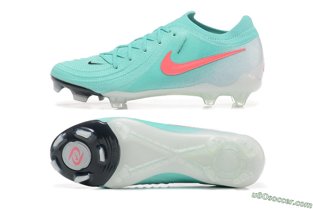 Nike Phantom Luna Elite FG Firm Ground Soccer Cleats - Jade/Red/White 0