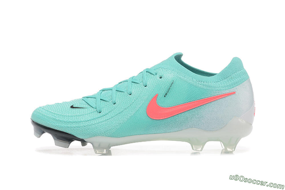 Nike Phantom Luna Elite FG Firm Ground Soccer Cleats - Jade/Red/White 2