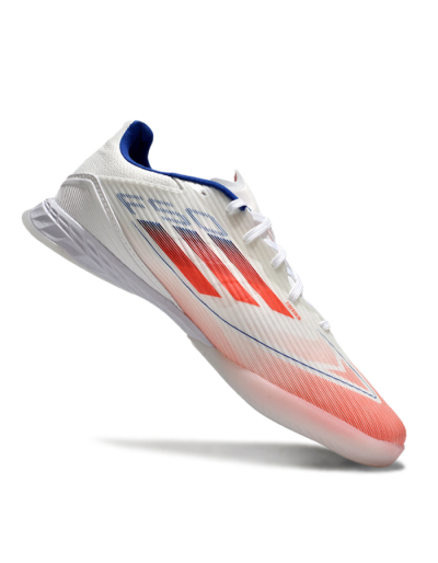 Adidas F50 Elite IC Indoor & Futsal Soccer Shoes - White/Red/Blue