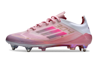 Adidas F50 Elite 304 SG Soft Ground Soccer Cleats - Pink/Gold/White