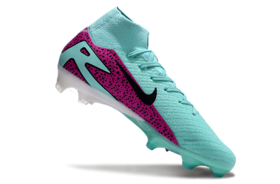 Nike Air Zoom Mercurial Superfly 10 Elite FG Firm Ground Soccer Cleats - Jade/Black/Purple