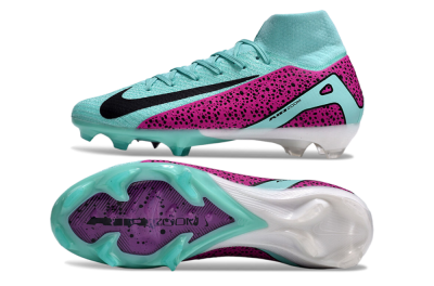 Nike Air Zoom Mercurial Superfly 10 Elite FG Firm Ground Soccer Cleats - Jade/Black/Purple