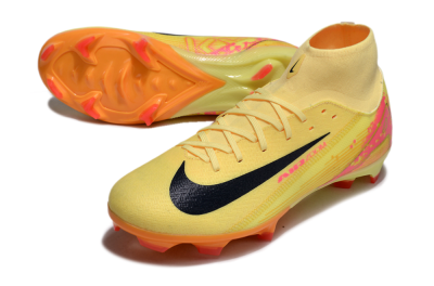 Nike Air Zoom Mercurial Superfly 10 Elite FG Firm Ground Soccer Cleats - Yellow/Black/Red