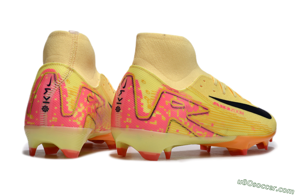 Nike Air Zoom Mercurial Superfly 10 Elite FG Firm Ground Soccer Cleats - Yellow/Black/Red 6