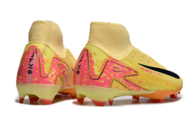 Nike Air Zoom Mercurial Superfly 10 Elite FG Firm Ground Soccer Cleats - Yellow/Black/Red