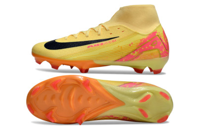 Nike Air Zoom Mercurial Superfly 10 Elite FG Firm Ground Soccer Cleats - Yellow/Black/Red