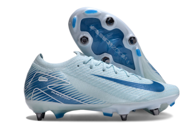 Nike Air Zoom Mercurial Vapor 16 Elite SG Soft Ground Soccer Cleats - Jade/Blue/White