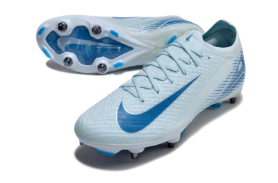 Nike Air Zoom Mercurial Vapor 16 Elite SG Soft Ground Soccer Cleats - Jade/Blue/White