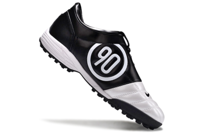 Nike Total 90 II TF Artificial Turf Soccer Shoes - Silver/Black/White