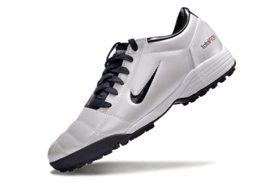 Nike Total 90 II TF Artificial Turf Soccer Shoes - Silver/Black/White