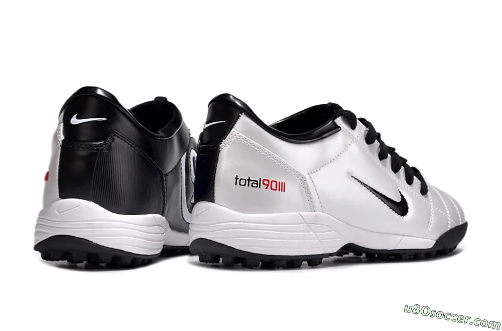 Nike Total 90 II TF Artificial Turf Soccer Shoes - Silver/Black/White