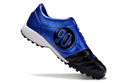 Nike Total 90 II TF Artificial Turf Soccer Shoes - Black/Blue/White