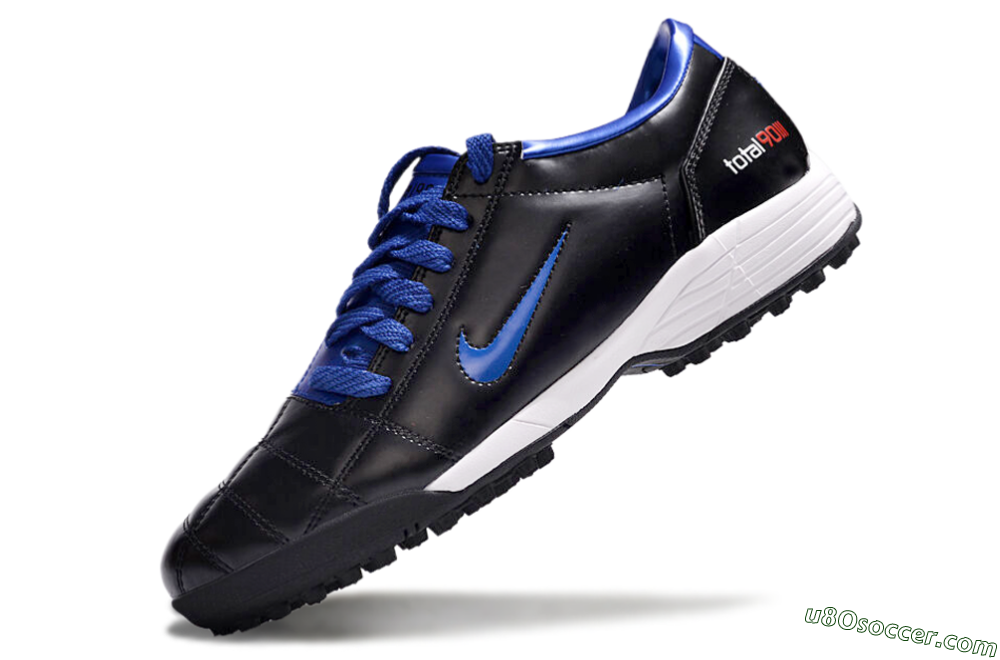 Nike Total 90 II TF Artificial Turf Soccer Shoes - Black/Blue/White 5