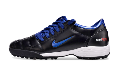 Nike Total 90 II TF Artificial Turf Soccer Shoes - Black/Blue/White
