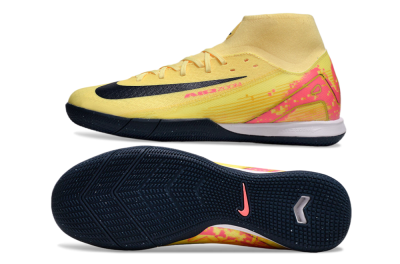 Nike Air Zoom Mercurial Superfly 10 Elite IC Indoor & Futsal Soccer Shoes - Yellow/Black/Red