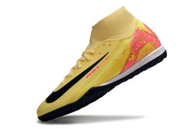 Nike Air Zoom Mercurial Superfly 10 Elite TF Artificial Turf Soccer Shoes - Yellow/Black/Red
