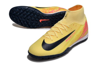 Nike Air Zoom Mercurial Superfly 10 Elite TF Artificial Turf Soccer Shoes - Yellow/Black/Red
