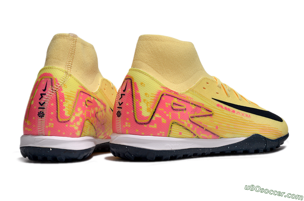 Nike Air Zoom Mercurial Superfly 10 Elite TF Artificial Turf Soccer Shoes - Yellow/Black/Red 6