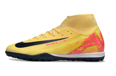 Nike Air Zoom Mercurial Superfly 10 Elite TF Artificial Turf Soccer Shoes - Yellow/Black/Red