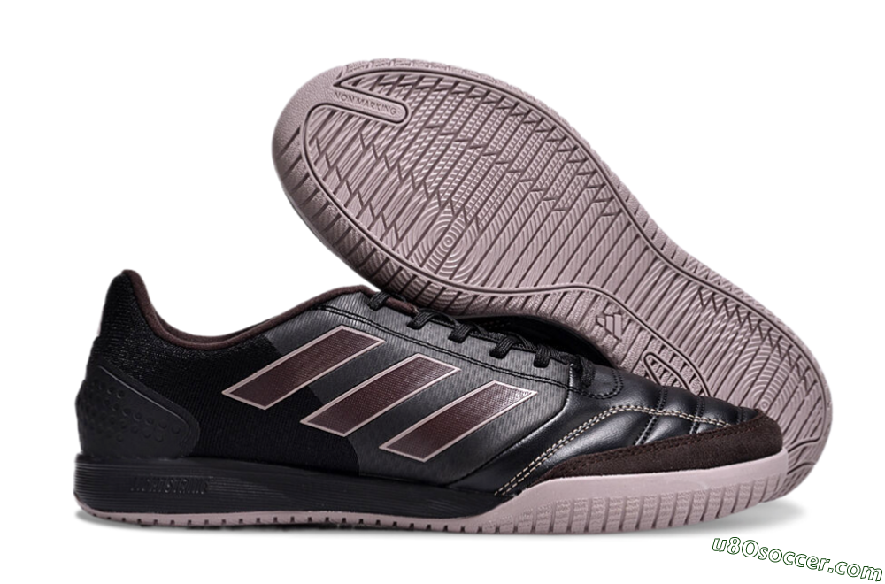 Adidas Top Sala Competition IC Indoor & Futsal Soccer Shoes - Black/Brown/Pink 1