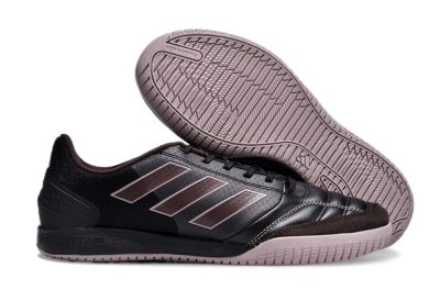 Adidas Top Sala Competition IC Indoor & Futsal Soccer Shoes - Black/Brown/Pink