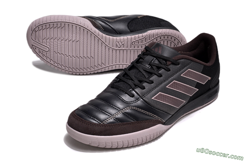 Adidas Top Sala Competition IC Indoor & Futsal Soccer Shoes - Black/Brown/Pink 3