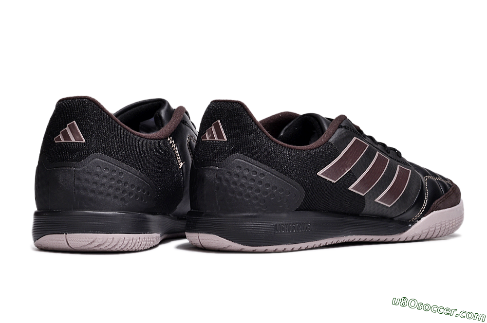 Adidas Top Sala Competition IC Indoor & Futsal Soccer Shoes - Black/Brown/Pink 6