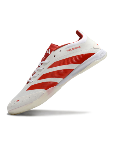 Adidas Predator 24 Elite IC Indoor & Futsal Soccer Shoes - Beige/Red/White